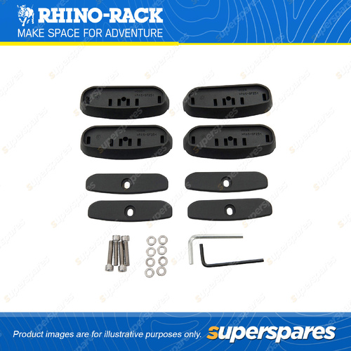 Rhino Rack RCP Base Kit RCP07-BK - Suits RC and RV Roof Rack Systems Pack of 4