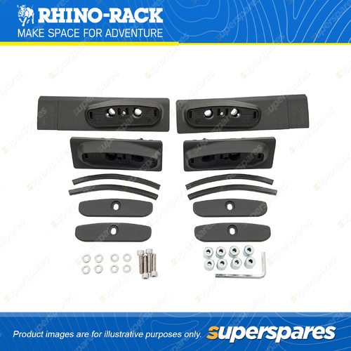 Rhino Rack RCP Base Kit RCP15-BK - Suits RC and RV Roof Rack Systems Pack of 4