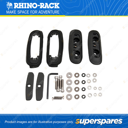 Rhino Rack RCP Base Kit RCP17M-BK - Suits RC and RV Roof Rack Systems Pack of 2