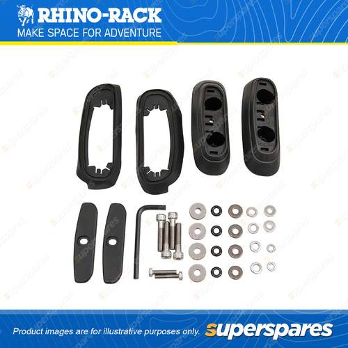 Rhino Rack RCP Base Kit RCP17R-BK - Suits RC and RV Roof Rack Systems Pack of 2