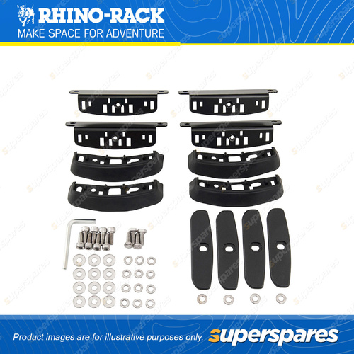 Rhino Rack RCP Base Kit RCP32-BK - Suits RC and RV Roof Rack Systems Pack of 4