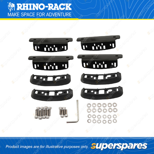 Rhino Rack RCP Base Kit RCP33-BK - Suits RC and RV Roof Rack Systems Pack of 4