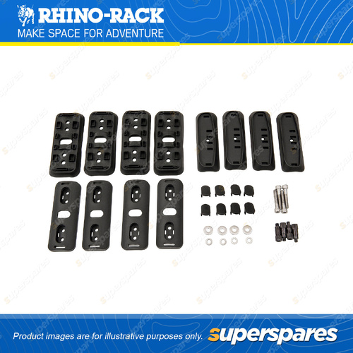 Rhino Rack RCP Base Kit RCP46-BK - Suits RC and RV Roof Rack Systems Pack of 4
