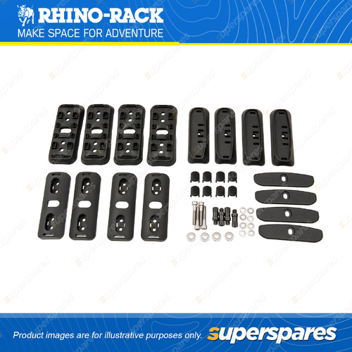 Rhino Rack RCP Base Kit RCP47-BK - Suits RC and RV Roof Rack Systems Pack of 4