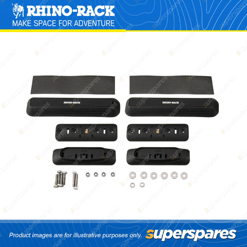 Rhino Rack RCP Base Kit RCP52-BK - Suits RC and RV Roof Rack Systems Pack of 2