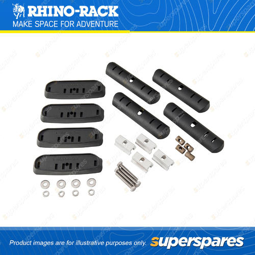 Rhino Rack RCP Base Kit RCP58-BK - Suits RC and RV Roof Rack Systems Pack of 4