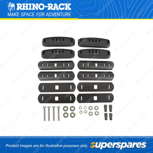 Rhino Rack RCP Base Kit RCP68-BK - Suits RC and RV Roof Rack Systems Pack of 4