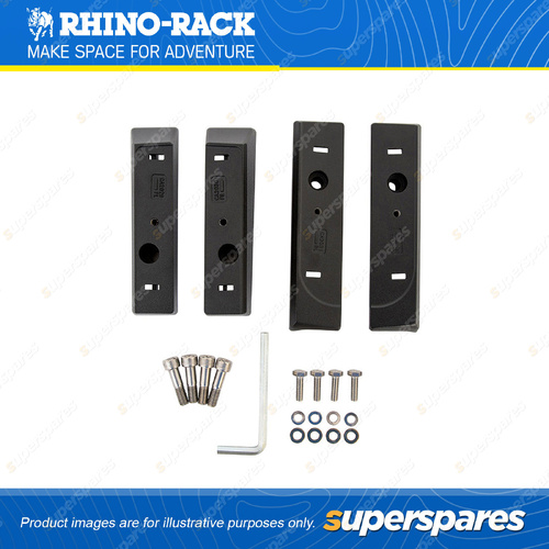 Rhino Rack RCP Base Kit RCP69-BK - Suits RC and RV Roof Rack Systems Pack of 4
