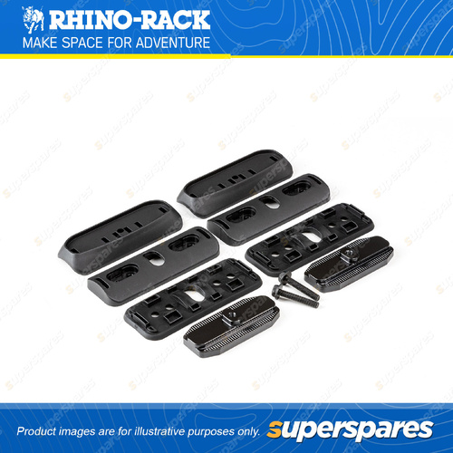 Rhino Rack RCP Base Kit RCP73-BK - Suits RC and RV Roof Rack Systems Pack of 2