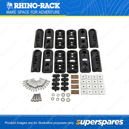 Rhino Rack RCP Fixed Mount Base Kit RCP-JB - Suits RVL RVH RCPLK Legs