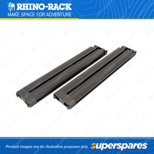 2 x Rhino Rack Reconn-Deck NS Bar 750mm RDNSB75 - Powder Coated Aluminium
