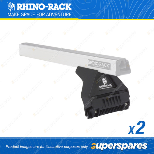 2 x Rhino Rack RL Legs 110mm RL110S10 - Suits Vortex Heavy Duty Roof Rack Bar
