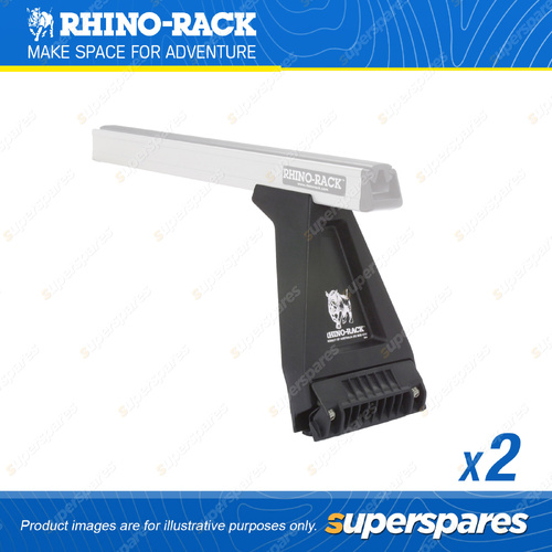 2 x Rhino Rack RL Legs RL210DS8 - Suits Vortex Heavy Duty Roof Rack Bar