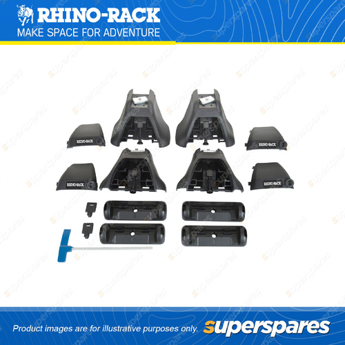 Rhino Rack 2500 Legs Kit RLKHD - Includes 4 Legs for 2 Heavy Duty Bar