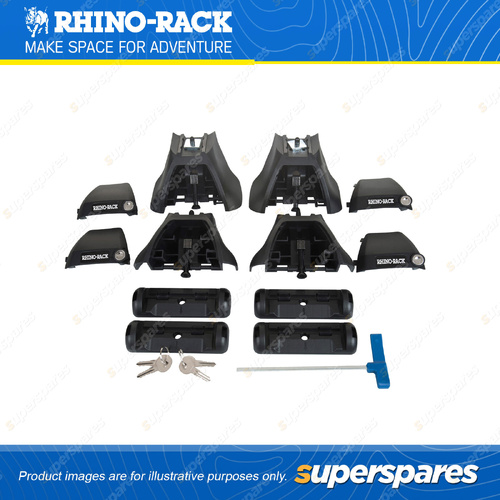 Rhino Rack 2500 Legs RLKVA - 4 Legs and Keys for Vortex 2500 Roof Rack System