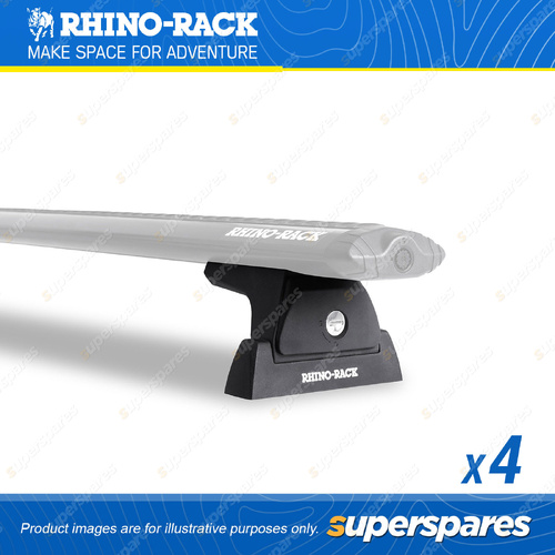4 x Rhino Rack Quick Mount Legs RLT600 - Suits Heavy Duty Bars & Pioneer Systems