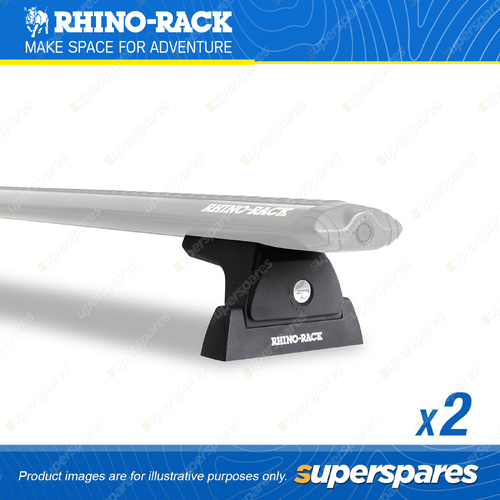 2x Rhino Rack Quick Mount Legs RLT600H - Suits Heavy Duty Bars & Pioneer Systems
