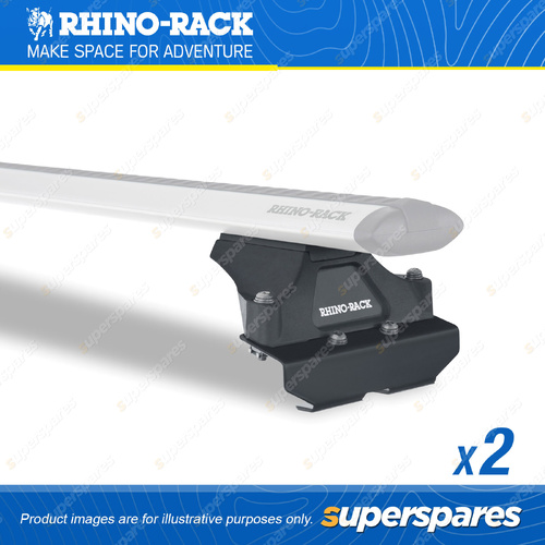 2 x Rhino Rack RLTP Legs RLTPFD - Low Profile Suits HD Bars and Vortex Bars