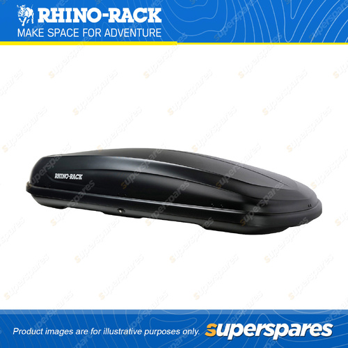 Rhino Rack MasterFit Black Roof Box 530L RMFT530A - Suits Vortex & Euro Systems