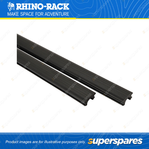Rhino Rack 1250mm Bar Rubber RRM12 - Pack of 2 - Fits Top of Heavy Duty Bar