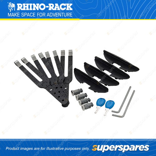 Rhino Rack StealthBar Hardware Kit Long Strap RSK02 - Suits Raised Roof Rail