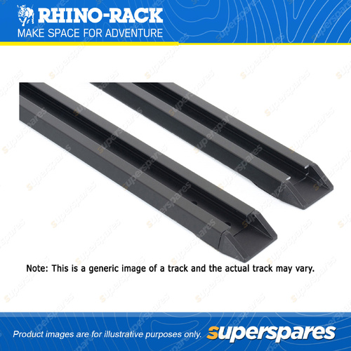 Rhino Rack RTS Track Set RTS538 - in a Pack of 2 Includes Hardware and End Caps