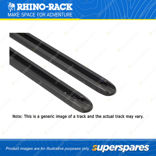 Rhino Rack 2080mm RTV Tracks RTV208 - Pack of 2 Includes Hardware and End Caps