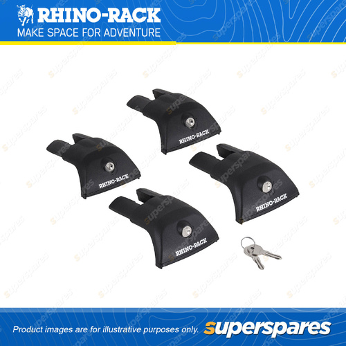 4 x Rhino Rack RVL Legs RVL4 - Low Locking Leg 45mm Suits the VA Bar Extrusion