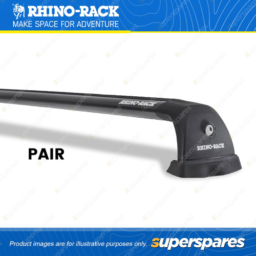 Rhino Rack Vortex RVP Black 2 Bar Roof Rack RVP66 - Factory Mounting Point