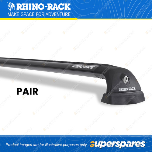 Rhino Rack Vortex RVP Black 2 Bar Roof Rack RVP81 - Factory Mounting Point