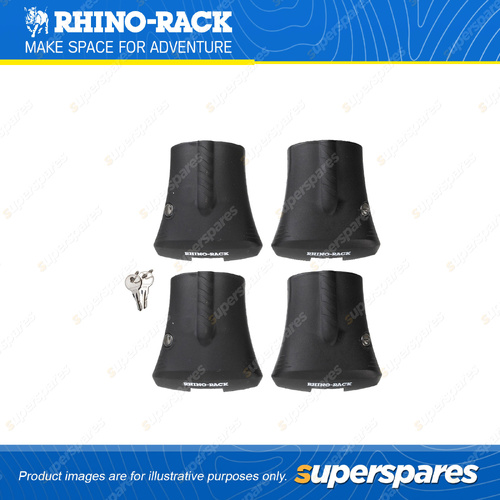 Rhino Rack Stealth Bar Cover Kit SP368 - Includes 4 Replacement Lockable Covers