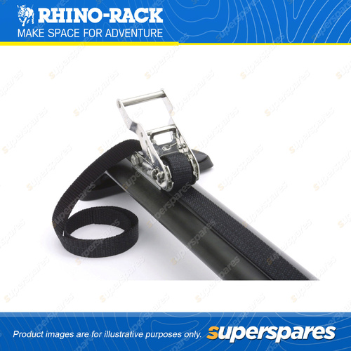 Rhino Rack 2.0m Black Strap Ratchet Grab SRG - Suits Rhino-Rack Vortex bars