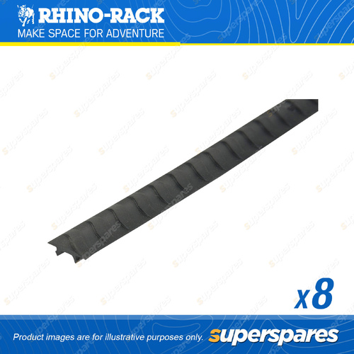 Rhino Rack Vortex Generating Strip VA-VGS8 - in a Pack of 8 - Reduce Wind Noise