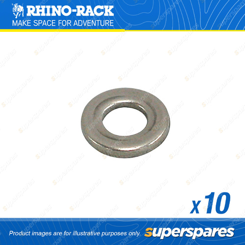 Rhino Rack M6 x 12.5mm Stainless Steel Flat Washer W003-BP - in a Pack of 10
