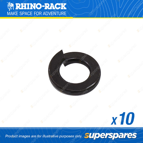 Rhino Rack M6 Black Stainless Steel Spring Washer W004-BLK-BP - in a Pack of 10