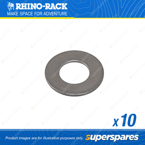 Rhino Rack M8 x 17mm Stainless Steel Flat Washer W020-BP - in a Pack of 10
