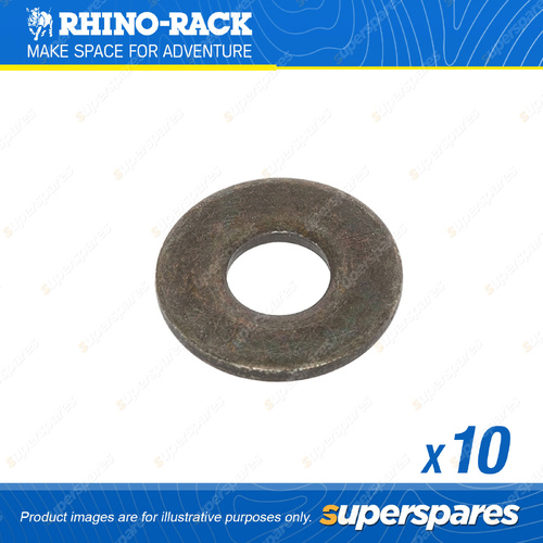 Rhino Rack M6 x 16mm x 1.6mm Black Stainless Steel Flat Washer W031-BLK-BP