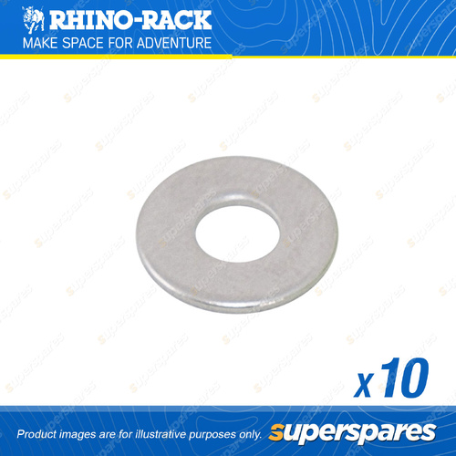 Rhino Rack M6 x 16mm x 1.6mm Stainless Steel Flat Washer W031-BP - Pack of 10