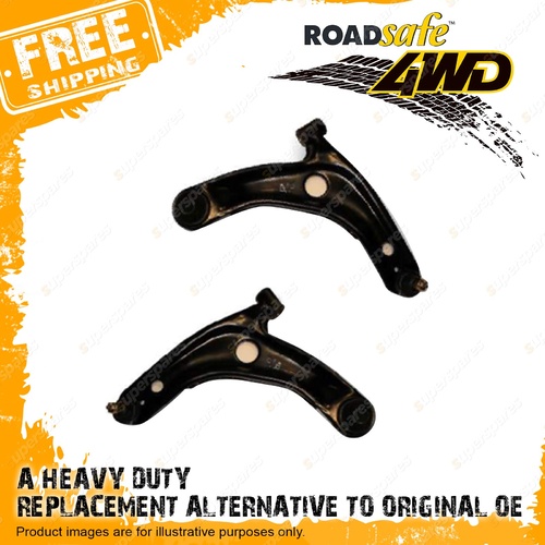 2 Pcs Roadsafe LH+RH Lower Control Arm for Toyota Yaris NCP 90 96 130 131 05-20