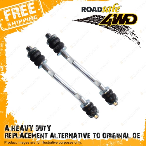 2 Roadsafe Sway Bar Links Ball Super HD Rubber Bush for Holden Commodore VB VT