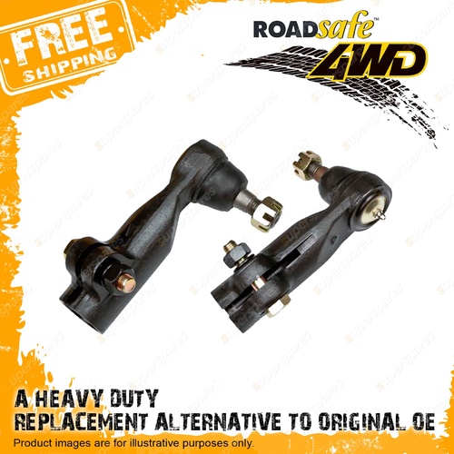 2 Pcs Roadsafe Outer Tie Rod Ends Female End for Nissan Patrol GU3 03-ON