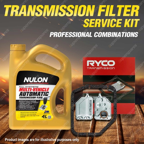 Ryco Transmission Filter + Full SYN Oil Kit for Toyota Corolla AE100 101 112 114