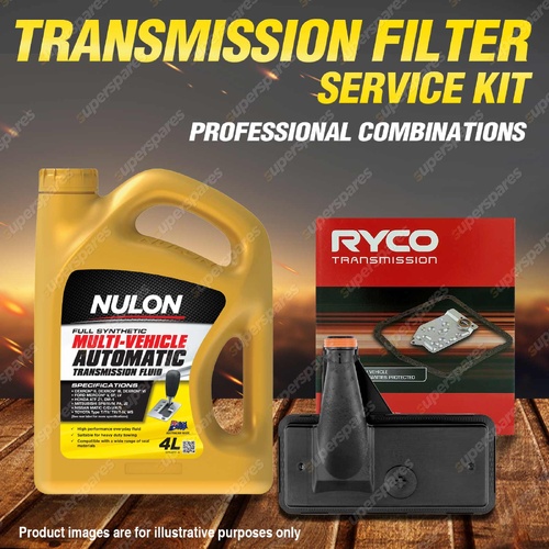 Ryco Transmission Filter + Full Synthetic Oil Kit for Audi A4 B8 3.2L 2008-2012