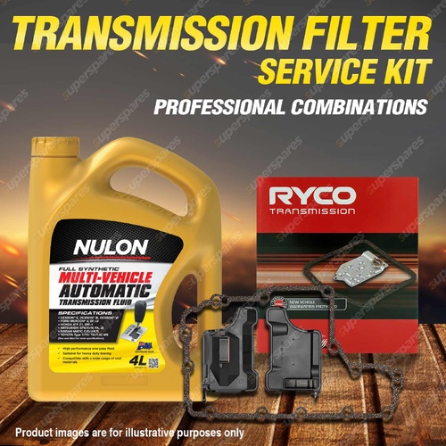 Ryco Transmission Filter + Full SYN Oil Kit for Holden Astra AH TS TS II 4CYL