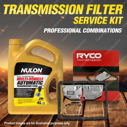 Ryco Transmission Filter + Full SYN Oil Kit for Toyota Corolla AE CE EE80 91 104