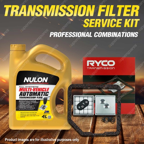 Ryco Transmission Filter + Full Synthetic Oil Kit for Holden Commodore VB V8 5.0