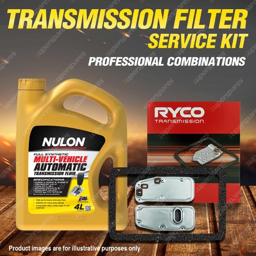 Ryco Transmission Filter + Full SYN Oil Kit for Holden Colorado RC Jackaroo UBS