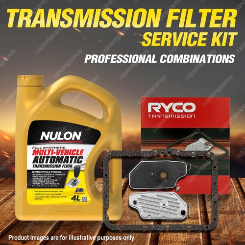 Ryco Transmission Filter + Full SYN Oil Kit for Ford Courier PH Transit VE VF VG