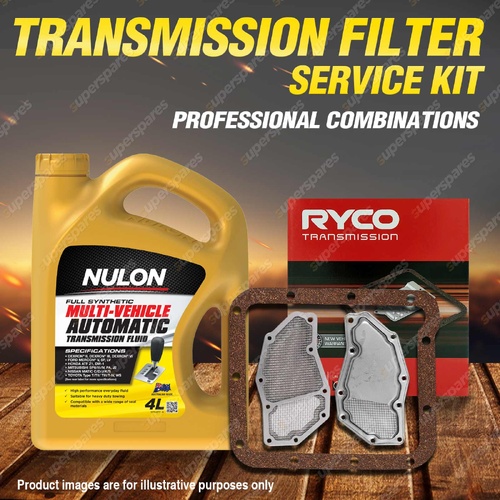 Ryco Transmission Filter + Full SYN Oil Kit for Ford Mustang SHELBY GT C4 Trans