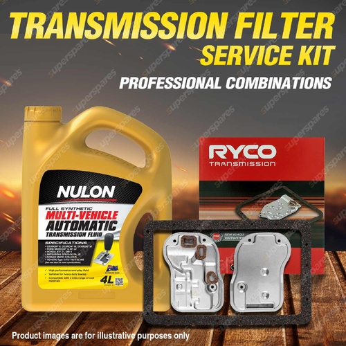 Ryco Transmission Filter + Full SYN Oil Kit for Toyota Hilux RZN VZN YN Series